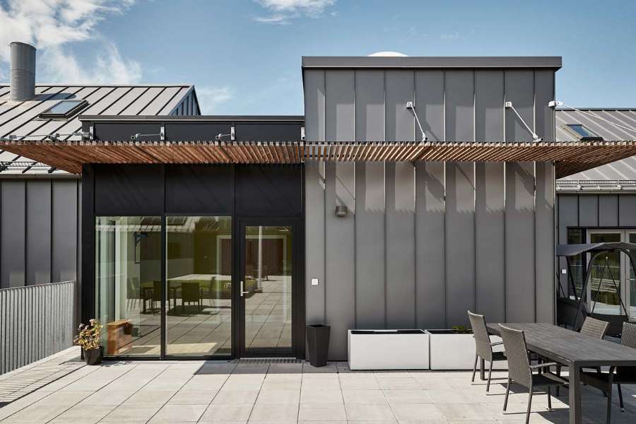 Dementia nursing home community clad and protected with steel. Forgetful?, DemensCentrum Aarhus – Skovvang, Skovvangsvej 97-99, 8200 Aarhus